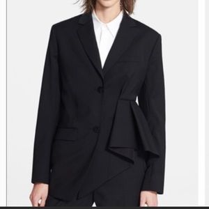 COPY - Theory Jester Asymmetric Ruffle Blazer